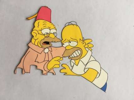 Groening, Matt - The Simpsons - Homer et Abraham Simpson - First edition | Catawiki