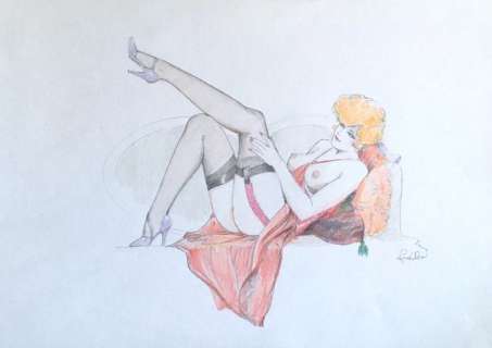 Leone Frollo - Studio originale - Loose page | Catawiki
