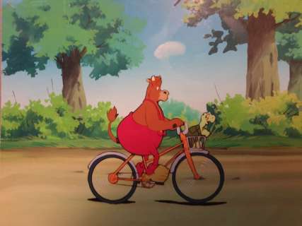 Boes - Original Production Cel & Original Background (1987)