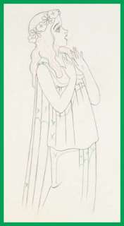 SILLY SYMPHONIES - THE GODDESS OF SPRING PRODUCTION DRAWING PAIR. | Hake’s