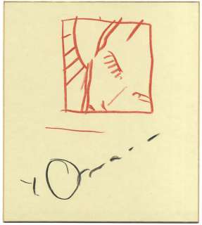 Amano Yoshitaka Hand drawing shikishi