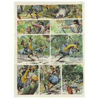 THRGAL - Aniel - Grzegorz Rosinski Oryginalna plansza | Polish Comic Art