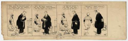 Frank King | King - Gasoline Alley Original Daily Strip 4/19/1922 NO RESERVE! | Russ Cochran