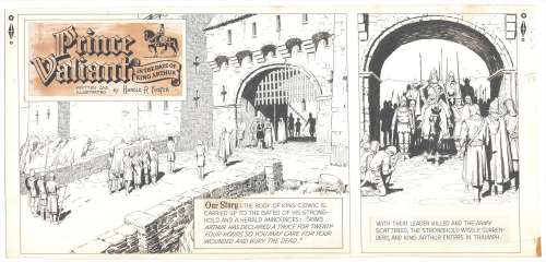 Hal Foster | Foster - Prince Valiant c. 1963   NO RESERVE | Russ Cochran