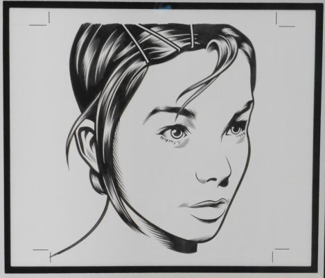 Charles Burns | The Believer - Björk | 2DGalleries