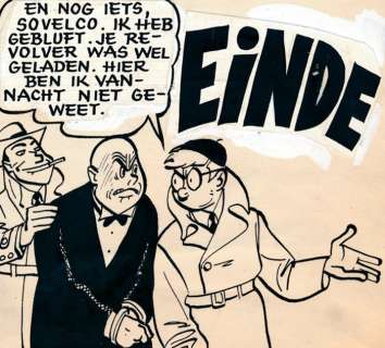 Tillieux, Maurice | Tillieux, Maurice - Originele, halve pagina - Félix - Félix keerde niet terug - (1952) | Catawiki