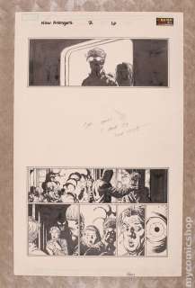 Original Art for New Avengers (1st Series) Issue 2, Page 6 by David Finch and Danny Miki | mycomicshop.com