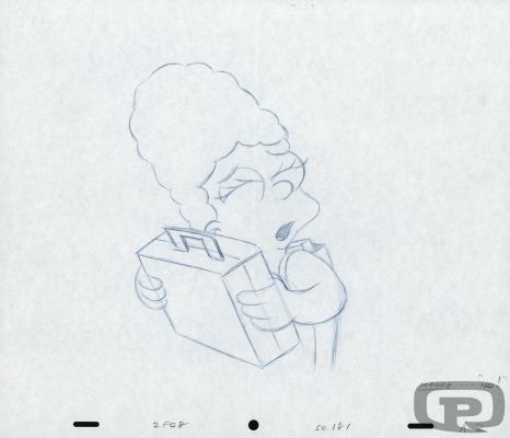 Collective | The Simpsons, Animation Sketches - Young Marge | Pulp’s Art
