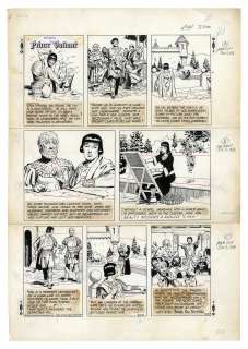 ’’Prince Valiant’’ Strip by John Cullen Murphy From 1976 -- Prince Valiant Is Successful in His Journey to Save His Sister-in-Law Helene | Nate Sanders