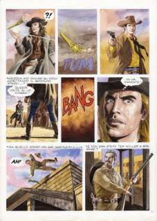 Fabio Civitelli - Tavola originale Tex ‘Il duello‘