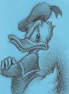 Joan Vizcarra | Angry Donald Duck - Original Drawing - Joan Vizcarra | Catawiki