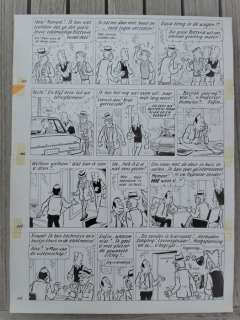 Pom (Jozef Van Hove) | Piet Pienter en Bert Bibber 40 - Originele pagina (p.27) - Hypnose-stralen (stroken 105-106-107-108) - Page volante - (1985) | Catawiki