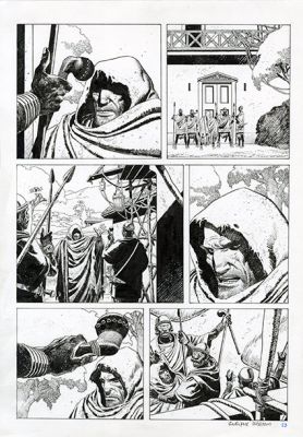 Enrique Breccia | “Golgotha: capitolo 1” – tavola 23 | Cart Gallery