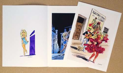 Dany | Pin Up - Portfolio Il était sept fois n°19 + dédicace - Page volante - EO | Catawiki