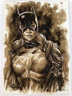 Juapi Coffee Artist | Original Coffee Painting - BATGIRL (2021) | Catawiki