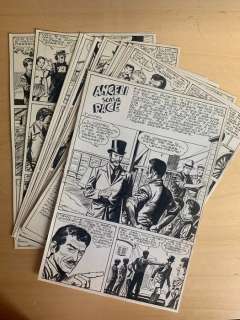 Sergio Tarquinio | Angeli senza pace 7’ Episodio - 16x tavole originali - episodio completo - Sergio Tarquinio - Exemplaire unique | Catawiki