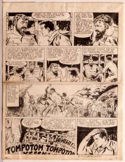 Attanasio, Dino | Attanasio, Dino - Original page - Bob Morane T1 - L’Oiseau de feu - (1960) | Catawiki