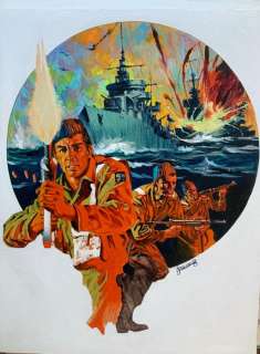 Fernã¡Ndez, Fernando | FernÃ¡ndez, Fernando - Original painting - Cover - World War II - (1970’s) | Catawiki