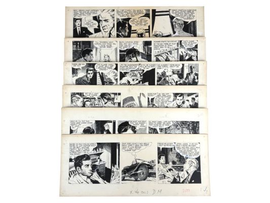 Lot 398 - (6) David Wright Carol Day Comic Daily Strips