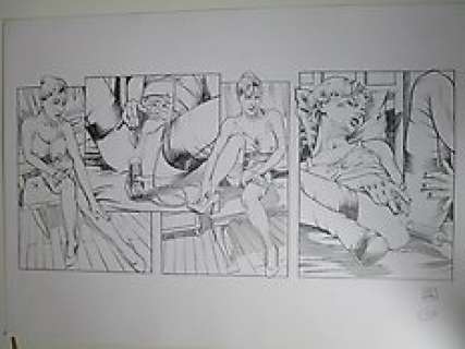 Xavier Duvet - Xavier Duvet - Planche originale - Féminisation - Format: 42 x 29 cm. - (2014)