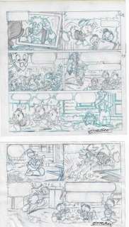 Esteban | Esteban - Original sketchpage - Huey, Dewey, Louie & Donald Duck - EO | Catawiki