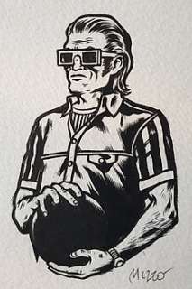 Mezzo | Mezzo - Dessin original - Le Roi des mouches - (2008) | Catawiki