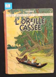 Â«L’Oreille casséeÂ». Casterman 1942. Album en noir et blanc. 4e plat A18, | Tessier Sarrou