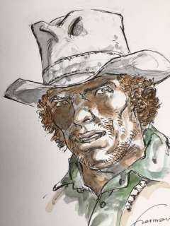 Hermann | Hermann - Dessin original couleur - Comanche - Red Dust | Catawiki