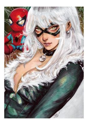 Tolunay Keskin - Black Cat 8x11 by Tolu