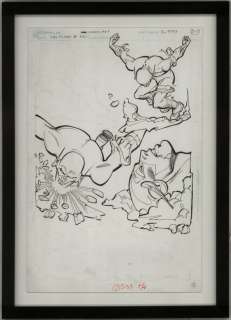 138: Infantino The Flash #331 cover original comic art | Russ Cochran