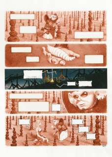 Turf - planche originale  - Les chemins énigmatiques  - La Nef des Fous