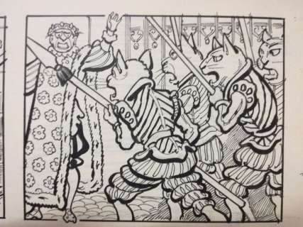 Georges Omry | Omry, Georges - 3 x originele pagina ’La Princesse aux vers Luisants’ - (1907) | Catawiki