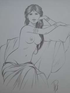 Paturaud, Laurent | Paturaud, Laurent - Dessin original - Mata Hari | Catawiki