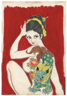 Bonten Taro Hand drawing color manuscript "Manga OK" Cover Picture | Mandarake (Big Web)