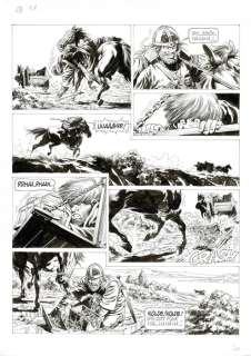 Mitton, Jean-Yves | Mitton, Jean-Yves - Originele pagina - Kroniek der Barbaren 1 - Vikingwoede - (1994) | Catawiki