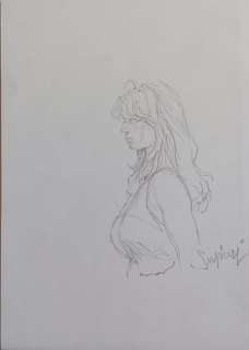 Paolo Eleuteri Serpieri | Druuna - illustrazione originale Druuna - Page volante | Catawiki