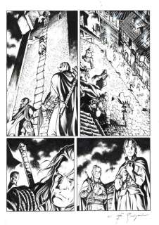 Gianluigi Gregorini | Dragonero n. 31 - G.Gregorini - Tavola Originale "l’agonia di Yastrad" - Page volante - (2015) | Catawiki