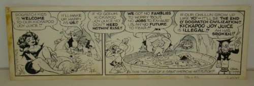 2353: 1964 Al Capp | LI’L ABNER COMIC STRIP DAILY | Weiss Auctions