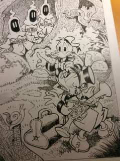 Alessandro Gottardo | Donald Duck - â€œI guardiani del bosco vecchioâ€ - Page volante - Exemplaire unique - (2016/2016) | Catawiki