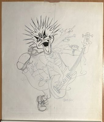 Carl Barks | Punk Duck | Thornbush Art