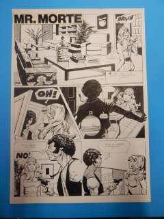 Mario Rossi | Odeon n. 3 - 16x M.Rossi -Tavole Originali - Storia Completa "Mr.Morte" - Page volante - Exemplaire unique - (1978) | Catawiki