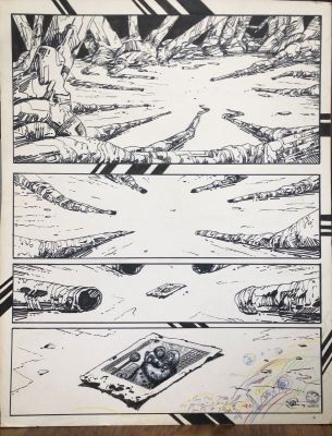 Druillet Philippe | La Ville page 4 | Thornbush Art