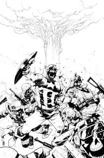Mike Henderson - Captain America Empyre #2 Issue 2 Page Cover