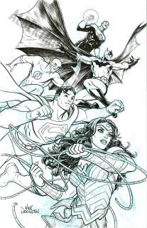 Nick Derington - justice league of america issue 61 page cover