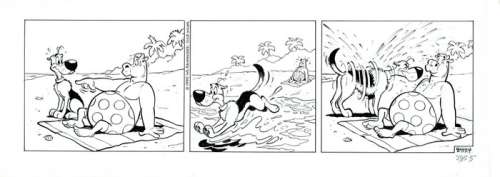 Wil Raymakers & Thijs Wilms | Boes - Originele strook uit Boes Integraal 13 - Formaat: 43 x 15 cm. | Catawiki