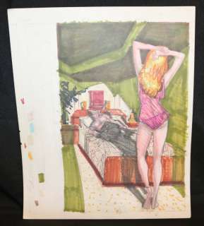 Mike Vosburg - X-men annual #13 color prelim p. 1 - diamondback in dazzler‘s body strips for wolverine title page splash - 1989