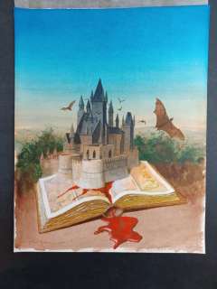 Aldo Di Gennaro | Aldo di Gennaro - Illustrazione Originale "Il Castello di Dracula" - Firmata - Page volante - Exemplaire unique - (2015) | Catawiki