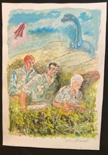 Dino Attanasio | Bob Morane - Dessin original couleurs | Catawiki