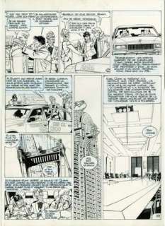 Francq Philippe | Largo Winch - Shadow Encre de Chine pour la planche 10 | Millon