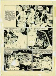 Munoz José - Alack Sinner - Flic ou privé Encre de Chine pour la planche